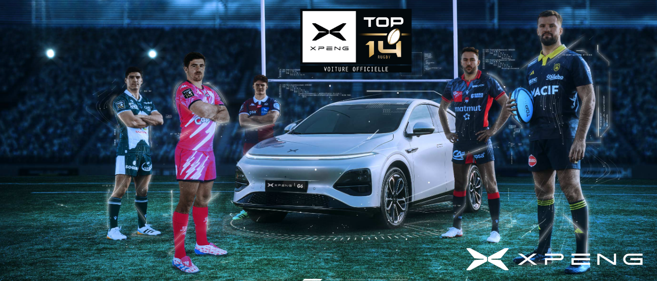 XPENG x TOP 14 — Partenariat Officiel jusqu'en 2029